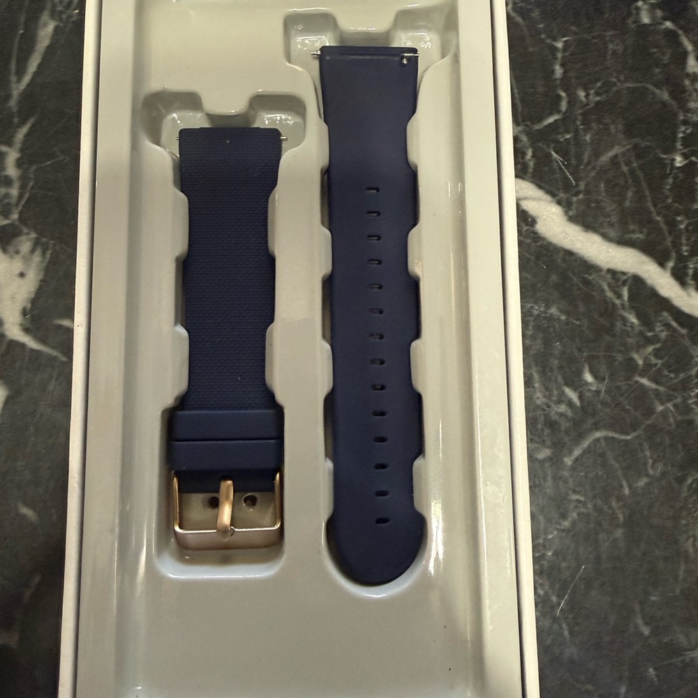 heyday Navy Watch Strap with Gold Buckle